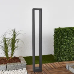 Lucande Jupp LED-pylväsvalaisin, 4 kpl, 90 cm, antrasiitti, IP54