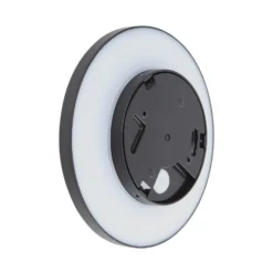 Lucande Kayana LED-ulkoseinävalaisin, musta, alumiini, 24 cm