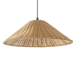 Lucande lattiavalaisin ulos Taniola, kartiomainen, rottinki, 195 cm, IP44