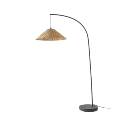 Lucande lattiavalaisin ulos Taniola, kartiomainen, rottinki, 195 cm, IP44