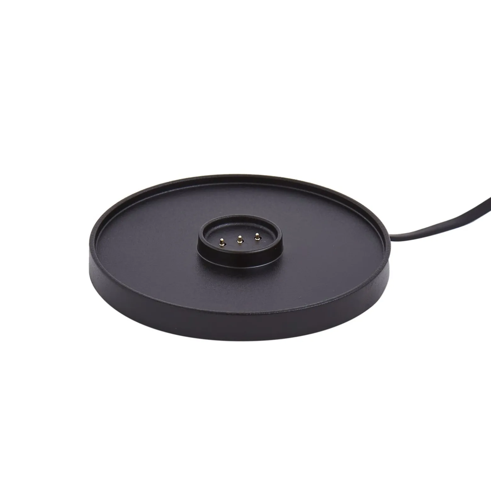 Lucande LED-akkukäyttöinen pöytävalaisin Quill, musta, CCT, himmennettävä