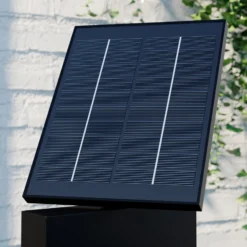 Lucande LED-aurinkoaaltolamppu Silvan, 100cm, anturilla, antrasiittia