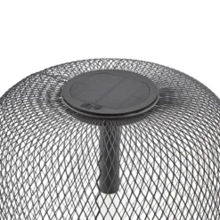 Lucande LED-aurinkokäyttöinen maakiinnitteinen valaisin Faylen, musta, IP65
