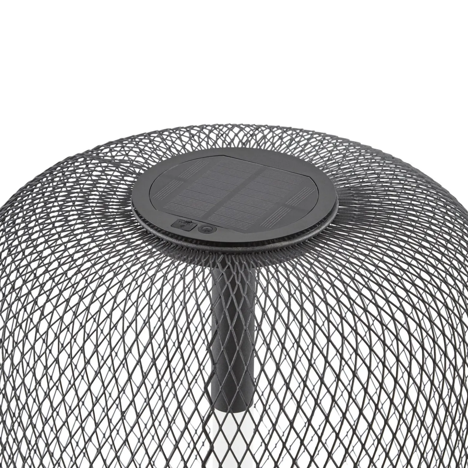 Lucande LED-aurinkokäyttöinen maakiinnitteinen valaisin Faylen, musta, IP65