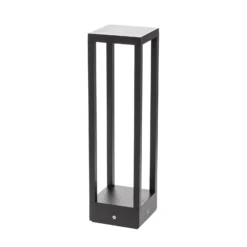 Lucande LED-jalustavalaisin Carlota, 50 cm, antrasiitti, alumiini