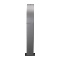 Lucande LED-jalustavalaisin Lennik, 60 cm, antrasiitti, metallia