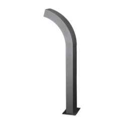 Lucande LED-jalustavalaisin Lennik, 60 cm, antrasiitti, metallia