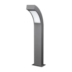 Lucande LED-jalustavalaisin Lennik, 60 cm, antrasiitti, metallia