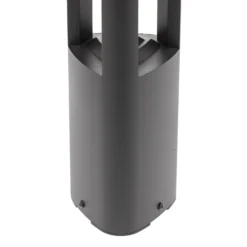 Lucande LED jalustavalaisin Pirron, 50 cm, kolmion muotoinen, IP54