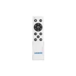 Lucande LED-kattotuuletin Brinia, halkaisija 132 cm, puu, CCT