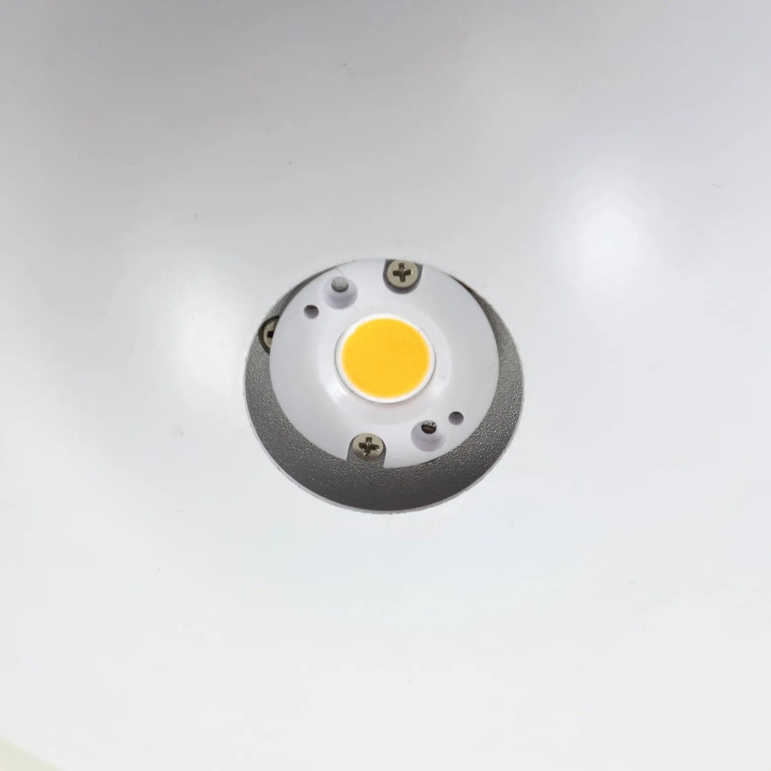 Lucande LED-kattovalaisin Orasa, lasi, valkoinen/selkeä, Ø 43 cm