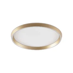 Lucande LED-kattovalaisin Rylan, messinki, Ø 62 cm, himmennettävä CCT