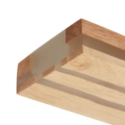 Lucande LED-kattovalaisin Silja, puu, 100 cm, 3000K