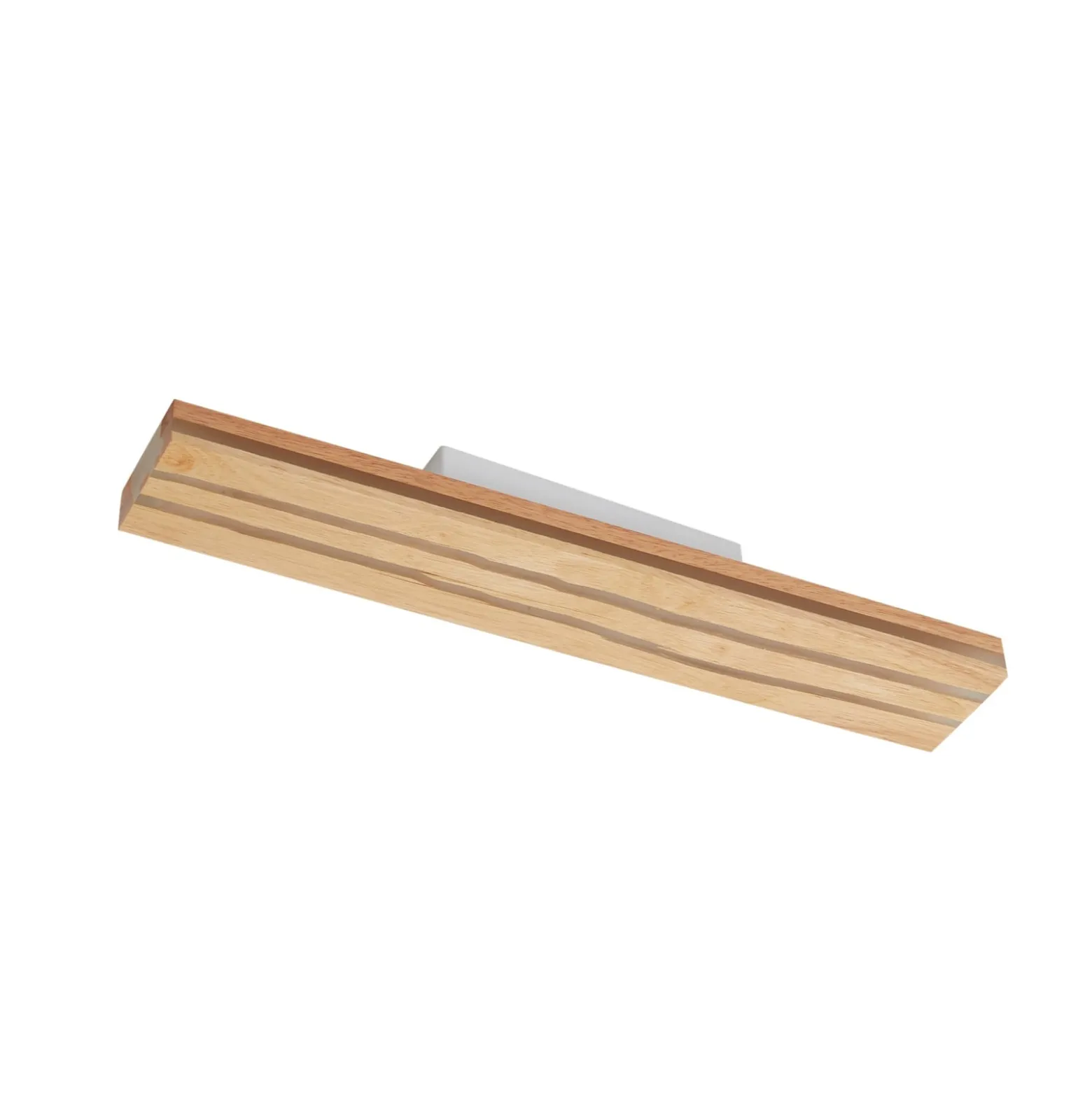 Lucande LED-kattovalaisin Silja, puu, 100 cm, 3000K