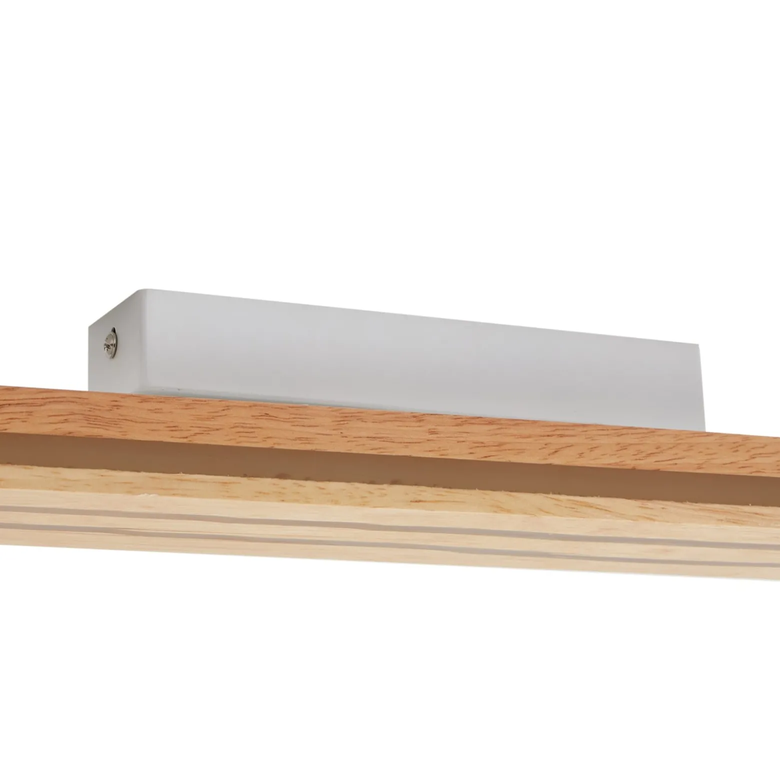 Lucande LED-kattovalaisin Silja, puu, 100 cm, 3000K