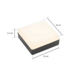 Lucande LED-kattovalaisin Thilo, 16cm, antrasiitti, tunnistin, IP54