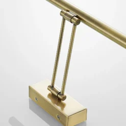 Lucande LED kuvavalaisin Dimitrij, messinki, metalli, 54cm