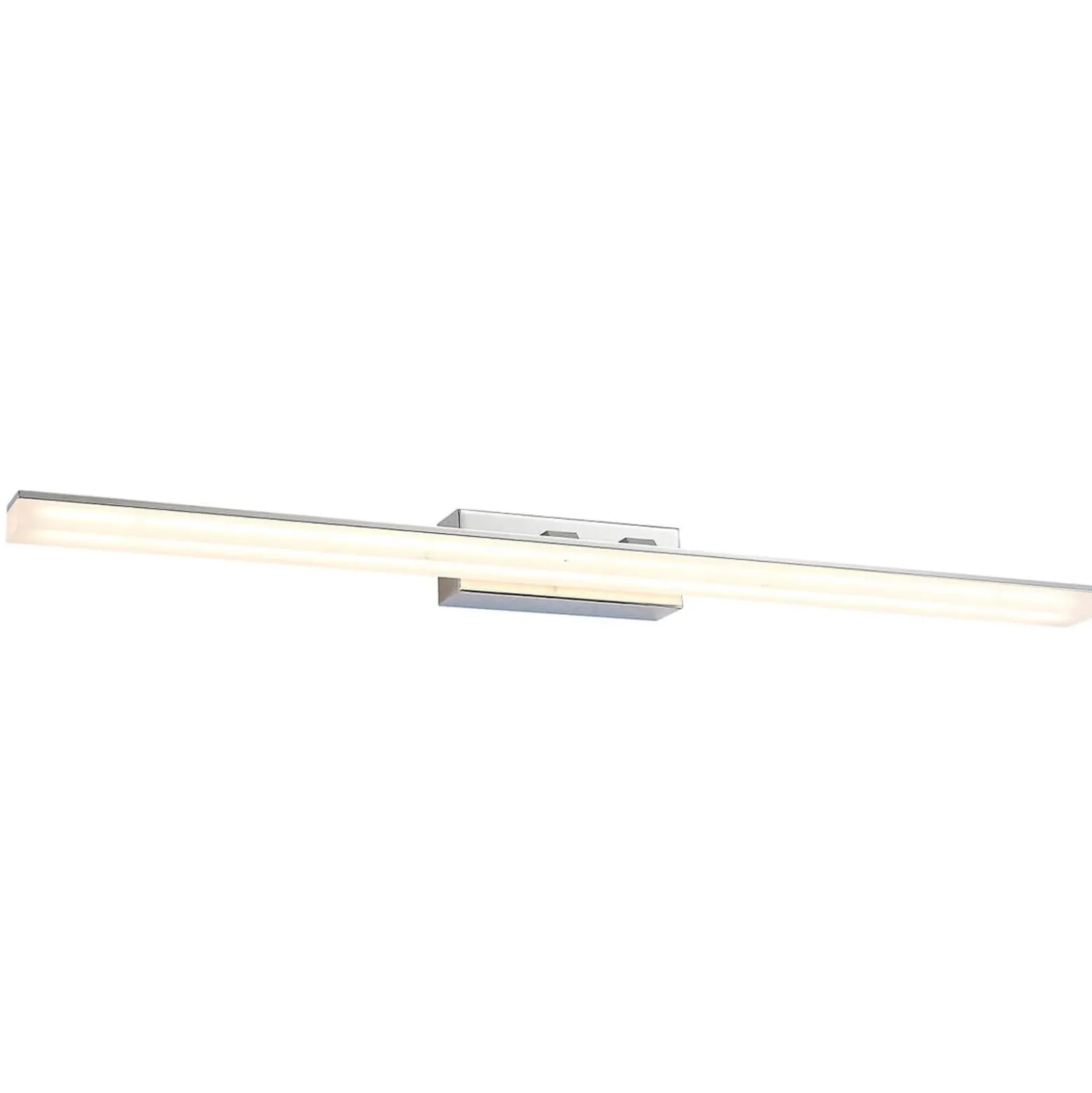 Lucande LED kylpyhuoneen seinävalaisin Julie, 75cm, kromi, metalli, IP44