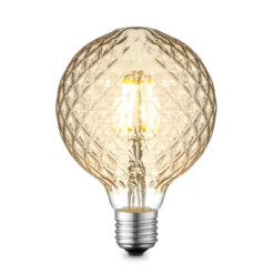Lucande LED-lamppu E27 G95 4 W 2 700 K himmennettävä, keltainen