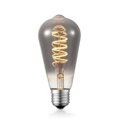 Lucande LED-lamppu E27 ST64 4 W, savu, 1 800 K, himmennettävä