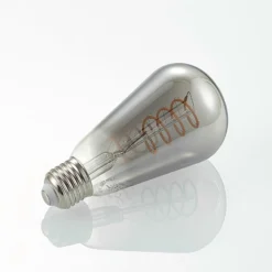 Lucande LED-lamppu E27 ST64 4 W, savu, 1 800 K, himmennettävä