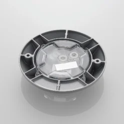Lucande LED-lattiaspotti Jeffrey, hopea, 1 valonlähde
