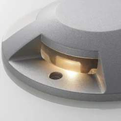 Lucande LED-lattiaspotti Jeffrey, hopea, 4 valonlähtöä