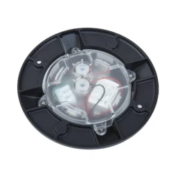 Lucande LED-lattiaspotti Jeffrey, musta, 4 valonlähtöä