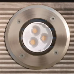 Lucande LED-lattiavalaisin Ava, Ø 12 cm, pyöreä, IP67