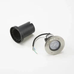 Lucande LED-lattiavalaisin Ava, Ø 12 cm, pyöreä, IP67