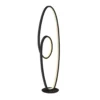 Lucande LED-lattiavalaisin Bronwyn, 122cm, antrasiitti, alumiini