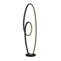 Lucande LED-lattiavalaisin Bronwyn, 122cm, antrasiitti, alumiini