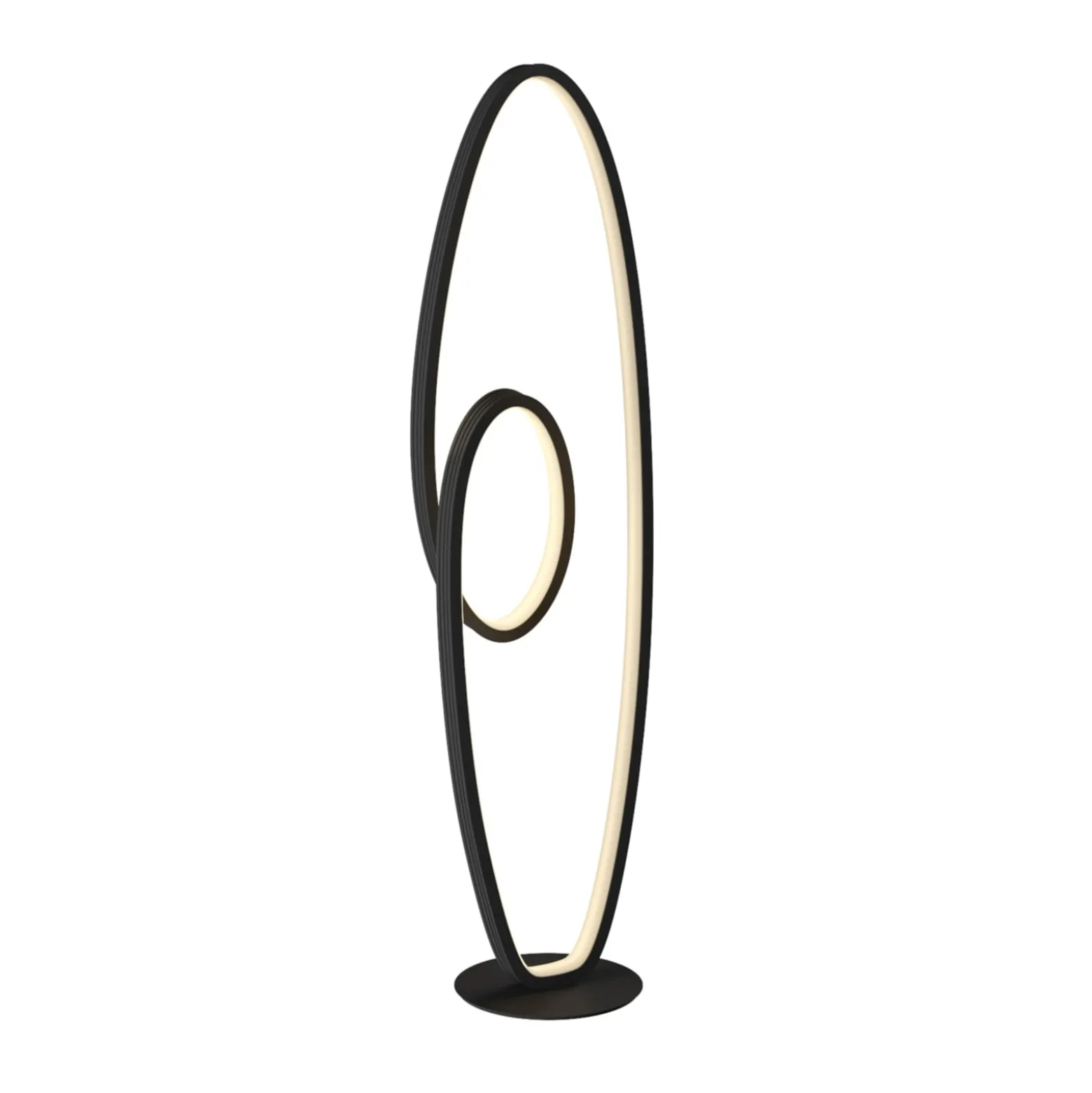Lucande LED-lattiavalaisin Bronwyn, 122cm, antrasiitti, alumiini