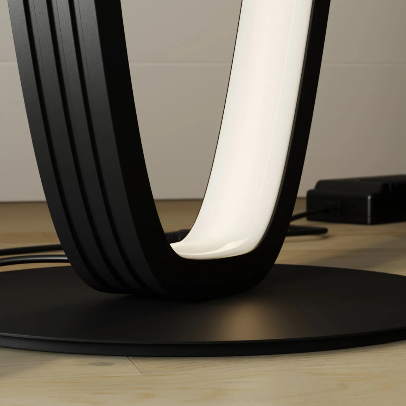 Lucande LED-lattiavalaisin Bronwyn, 122cm, antrasiitti, alumiini