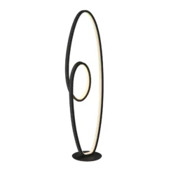 Lucande LED-lattiavalaisin Bronwyn, 122cm, antrasiitti, alumiini