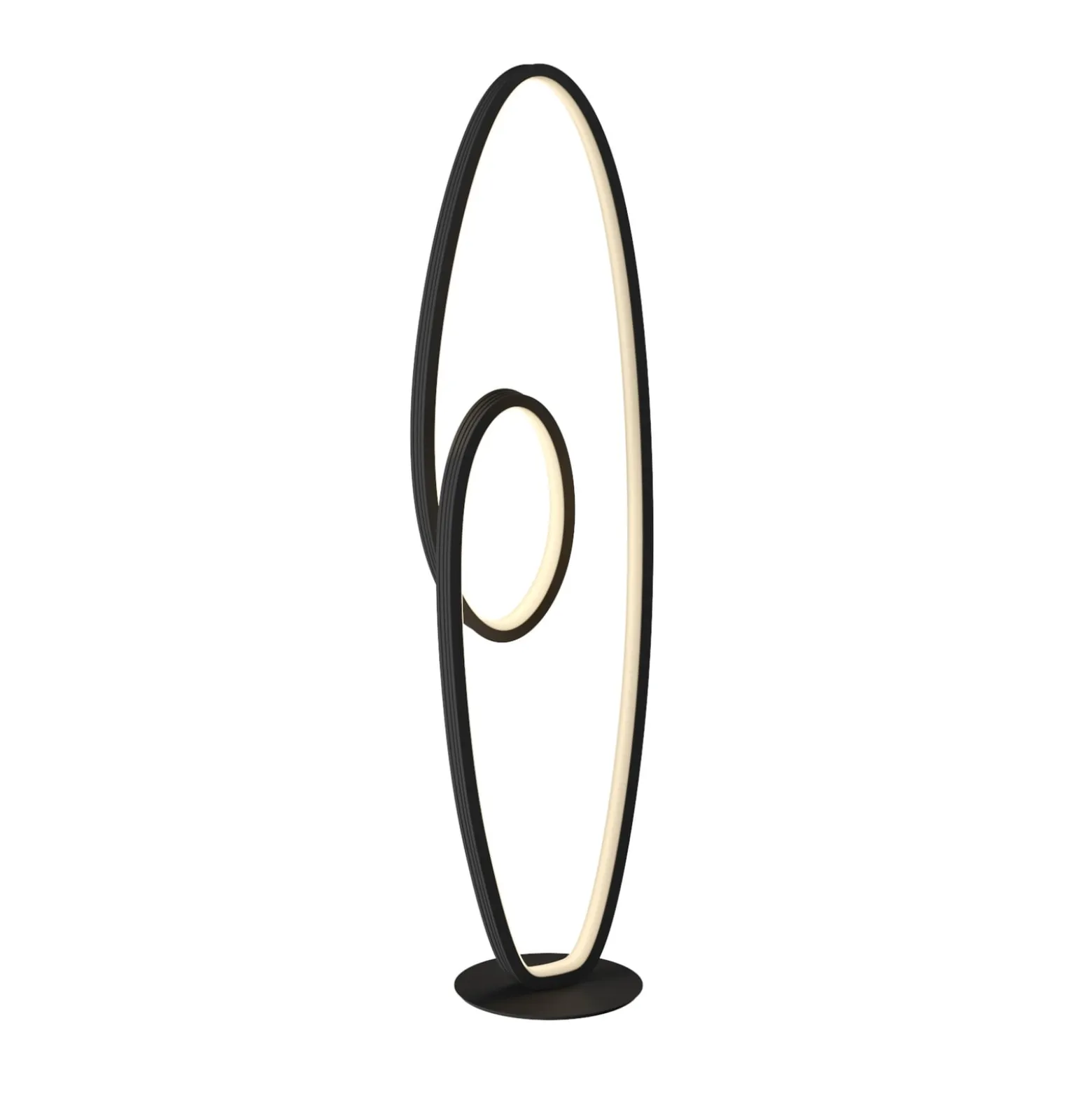 Lucande LED-lattiavalaisin Bronwyn, 122cm, antrasiitti, alumiini