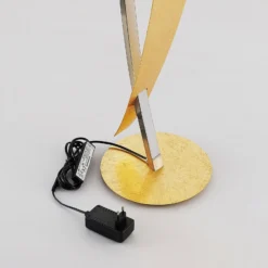 Lucande LED-lattiavalaisin Marija, kullanvärinen, himmennettävä, 140 cm