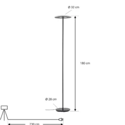 Lucande LED-lattiavalaisin Raymond, musta, CCT, himmennettävä