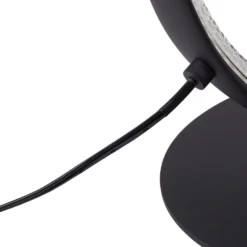 Lucande LED-lattiavalaisin Rodado, musta, 132 cm, alumiinia