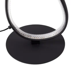 Lucande LED-lattiavalaisin Rodado, musta, 132 cm, alumiinia