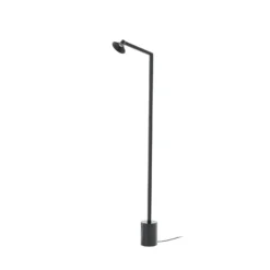 Lucande LED-lattiavalaisin Steve, musta, 130 cm, himmennettävä