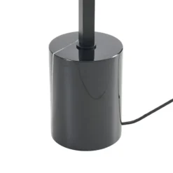 Lucande LED-lattiavalaisin Steve, musta, 130 cm, himmennettävä