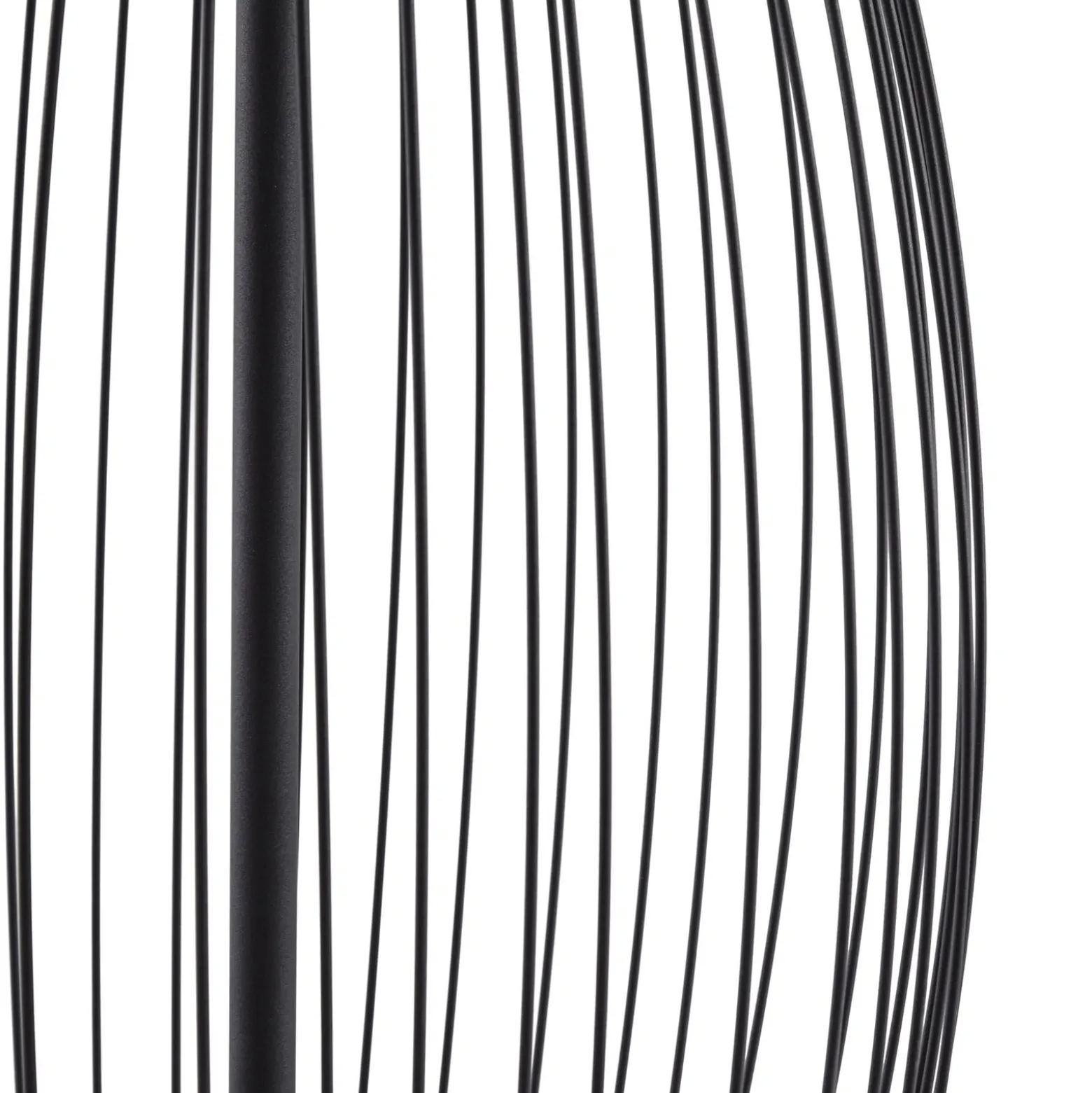 Lucande LED-lattiavalaisin ulos Richi, musta, korkeus 90 cm, IP44