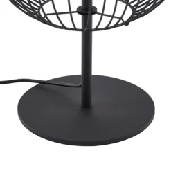 Lucande LED-lattiavalaisin ulos Richi, musta, korkeus 90 cm, IP44