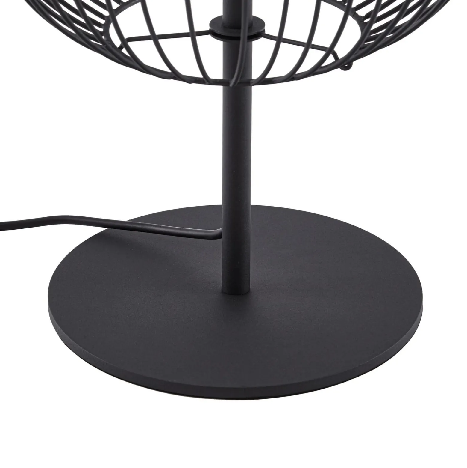 Lucande LED-lattiavalaisin ulos Richi, musta, korkeus 90 cm, IP44