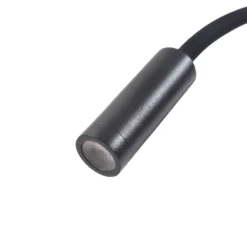 Lucande LED-lukuvalaisin Hetti, musta, metallia, 14 cm korkea