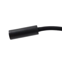 Lucande LED-lukuvalaisin Hetti, musta, metallia, 14 cm korkea