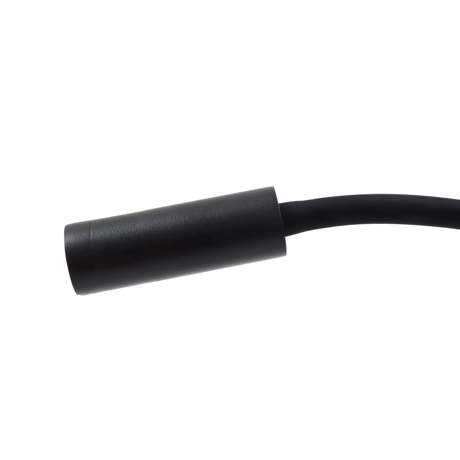 Lucande LED-lukuvalaisin Hetti, musta, metallia, 14 cm korkea