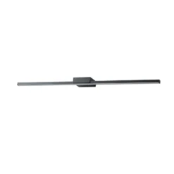 Lucande LED-peilivalaisin Kivana, musta, metalli, 90cm, IP44