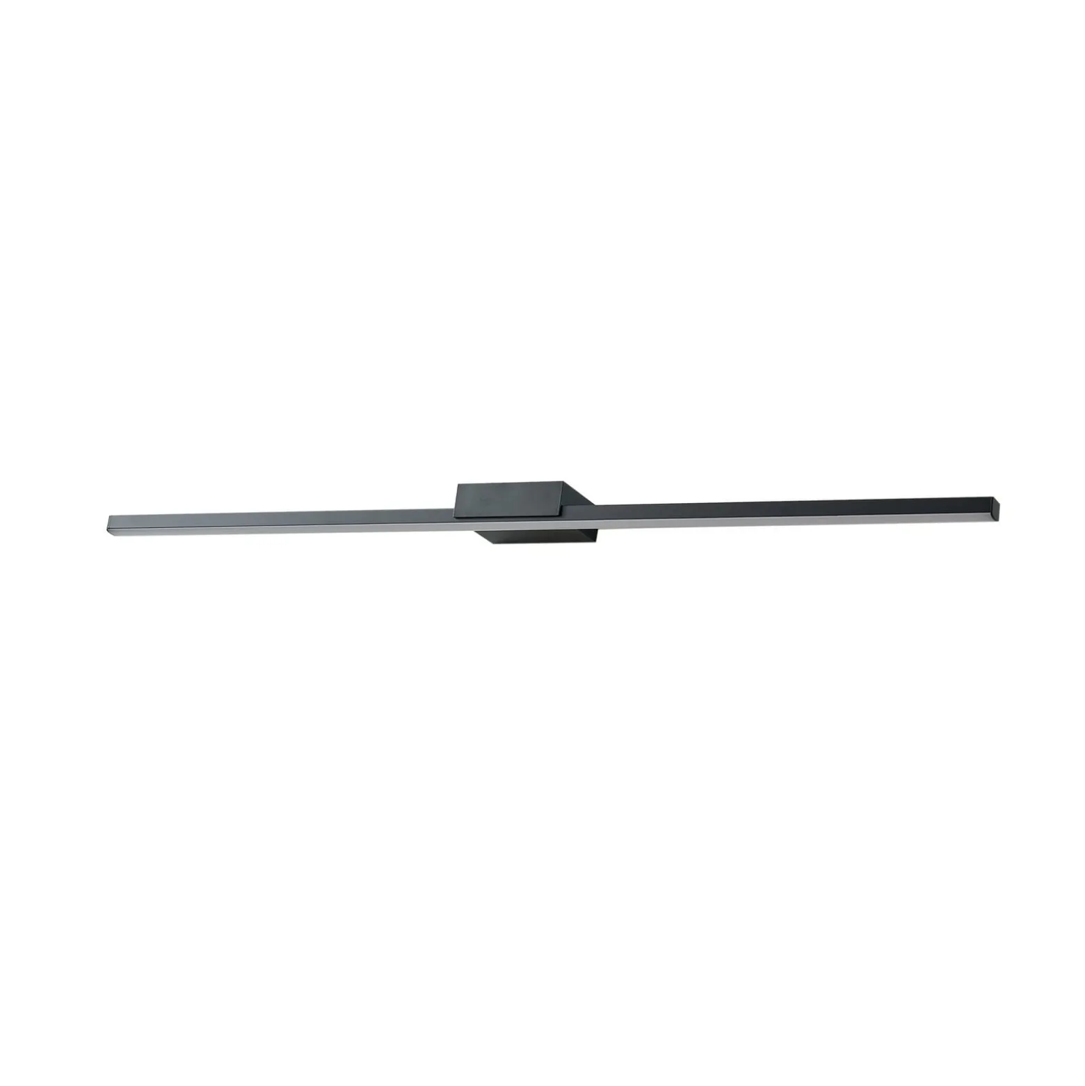 Lucande LED-peilivalaisin Kivana, musta, metalli, 90cm, IP44
